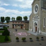 Visione del sagrato per il Giro